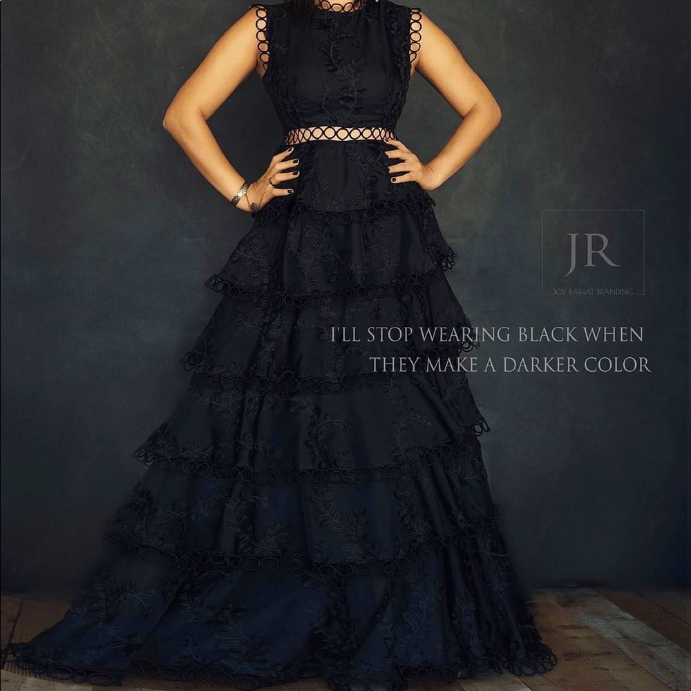 Stunning black evening/event/prom gown! Super lightweight and timeless elegance